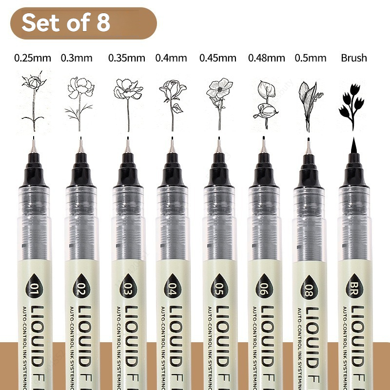 12 Tibs Schwarze Stifte Feine  – Correction Pen Fine Bewertung und Preis