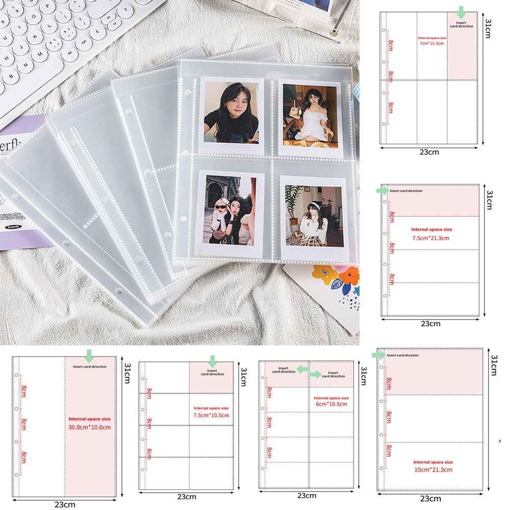 10PCS Transparent A4 Kpop Phot – Binder A4 Lever Bewertung und Preis