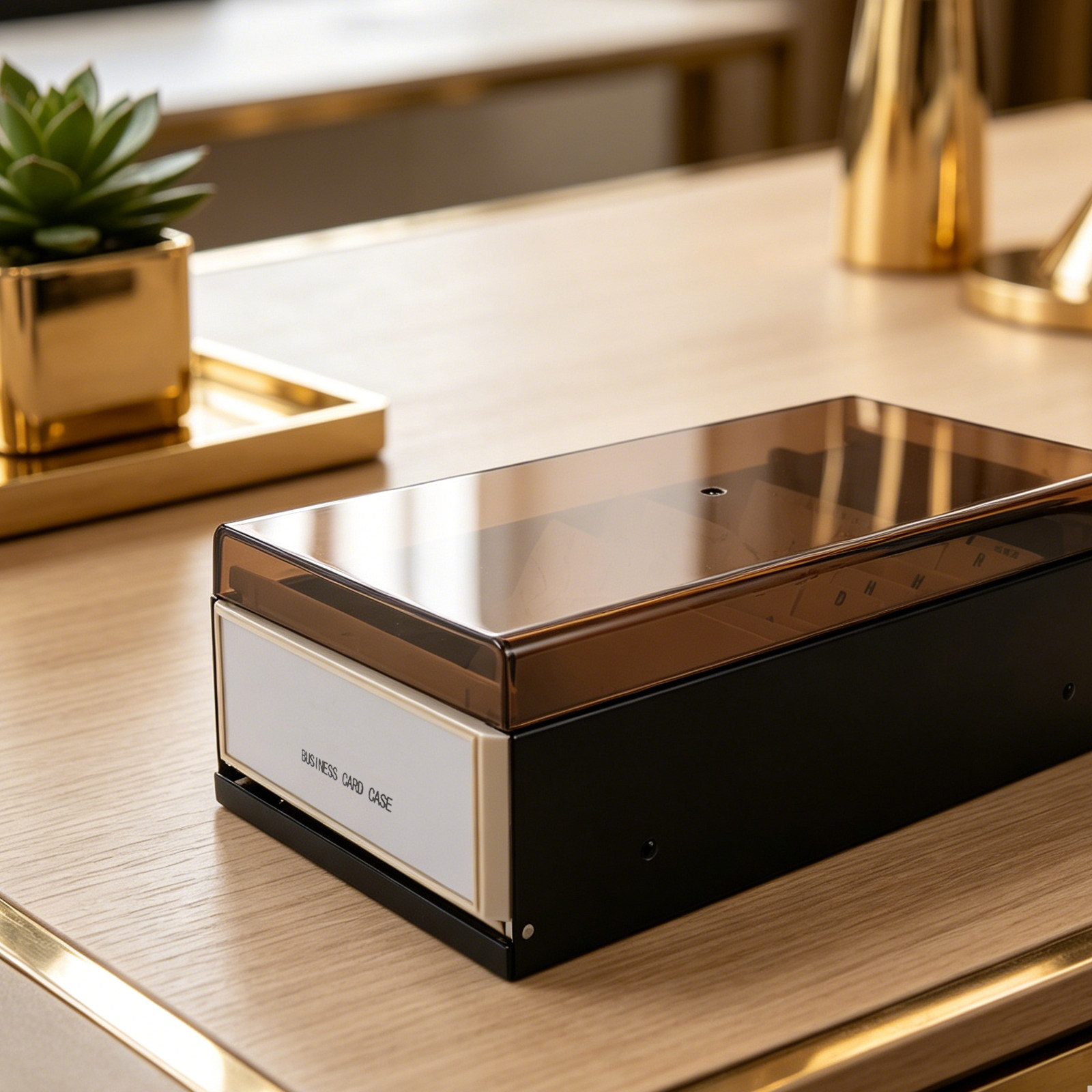 Große Visitenkarten-Aufbewahru – Card Index Box Bewertung und Preis