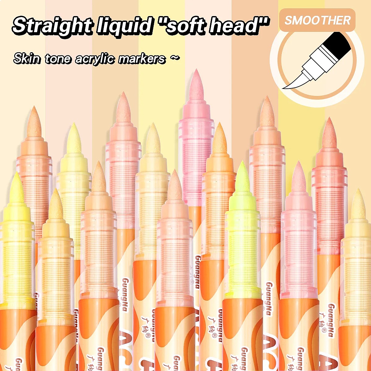 GuangNa 72 Farben Weiche Pinse – Copic Marker Sketch Bewertung und Preis