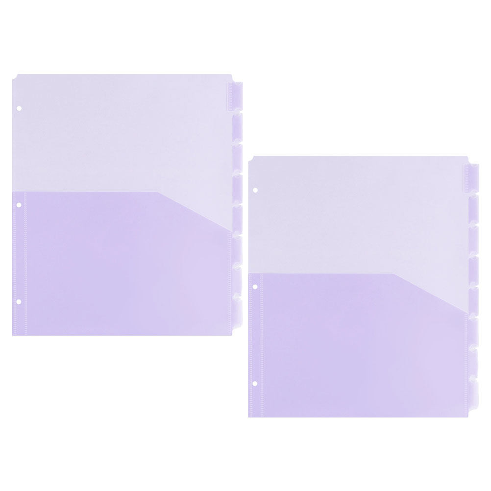 2 Sets PP-Kunststoff A4-Ordner – Tab Divider A4 Bewertung und Preis