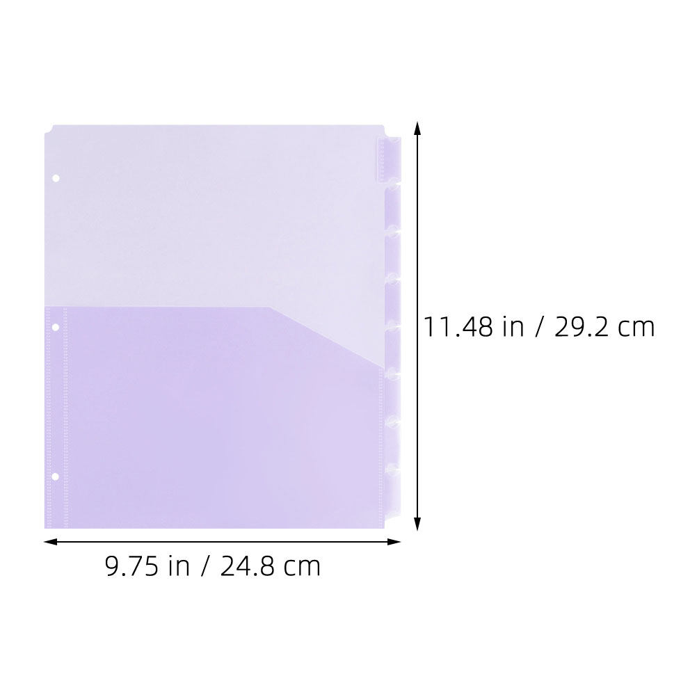 2 Sets PP-Kunststoff A4-Ordner – Tab Divider A4 Bewertung und Preis