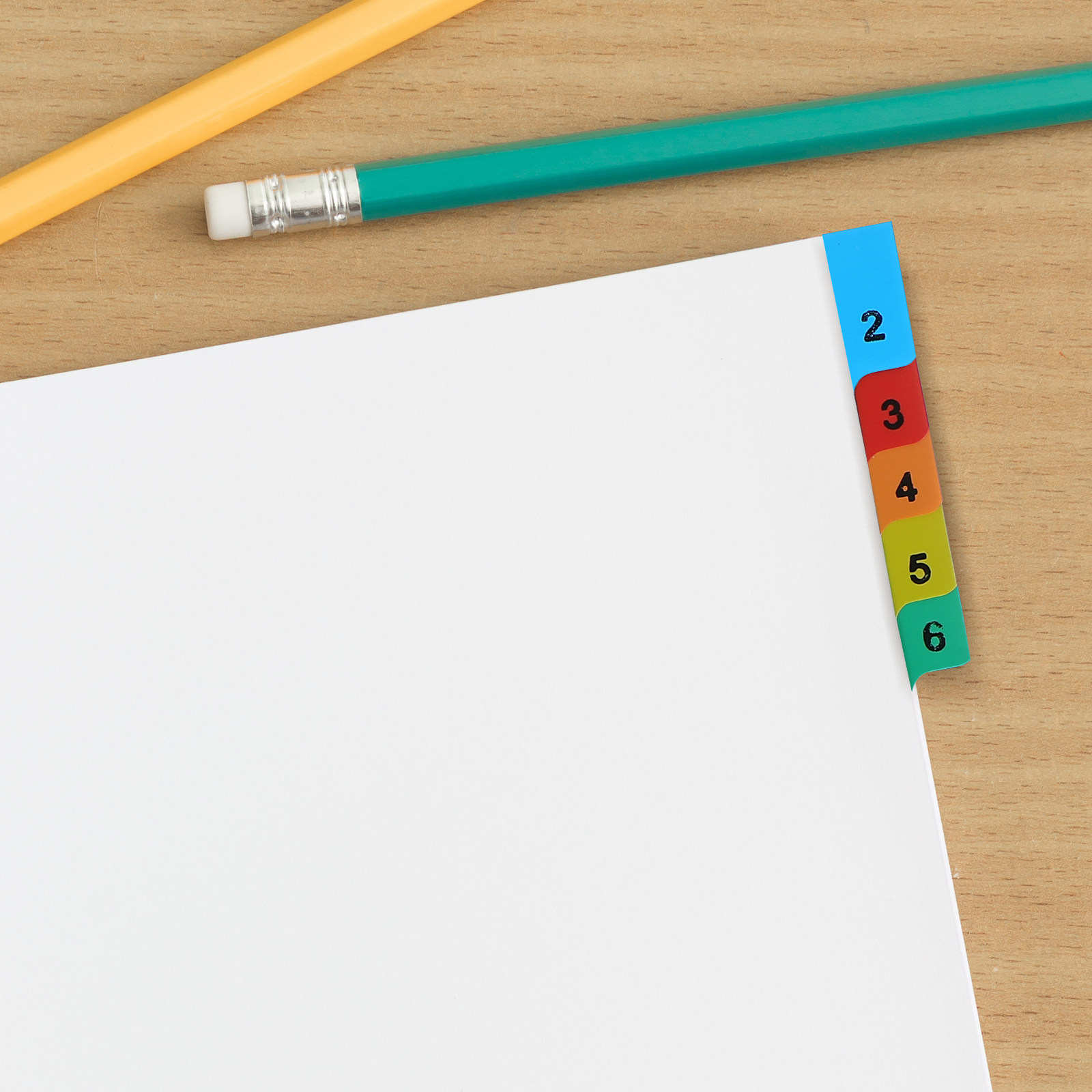 20-seitige, farbcodierte Kunst – Tab Divider A4 Bewertung und Preis