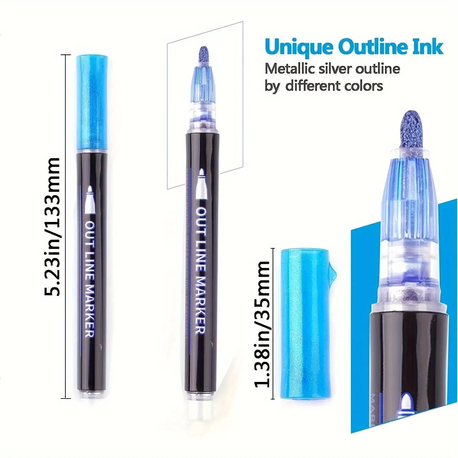 Doppelspitzen-Metallic-Kunstst – Correction Pen Fine Bewertung und Preis