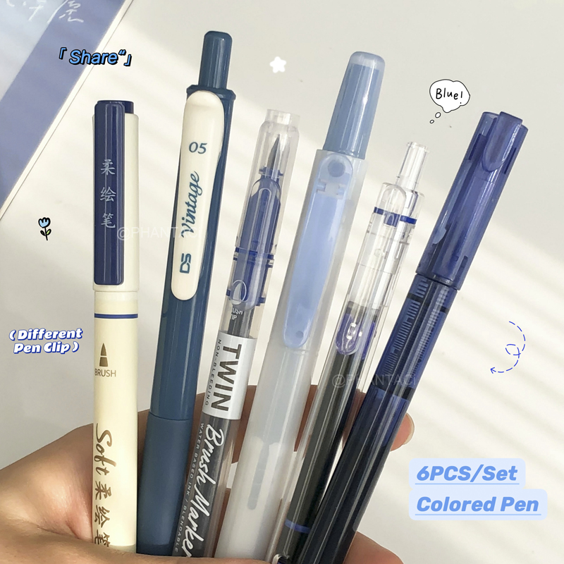 6-teiliges Farbiges Kalligrafi – Pentel Pen Energel Bewertung und Preis